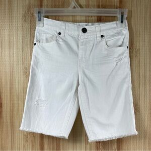 EPIC THREADS white denim Bermuda shorts for Girls adjustable waist size 5